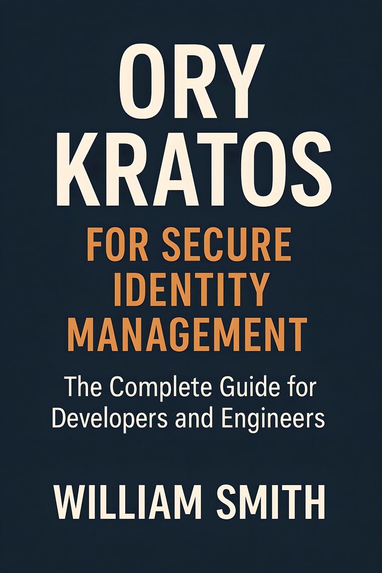 Ory Kratos for Secure Identity Management by William Smith (Ebook ...