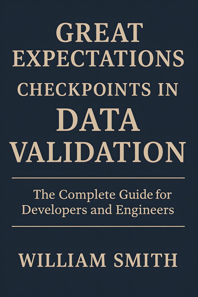 Great Expectations Checkpoints in Data Validation by William Smith