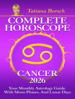 Complete Horoscope Cancer 2026: Your Monthly Astrology Guide With Moon Phases, And Lunar Days