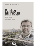 Parler au nous: Discours et autres textes - 2008-2021