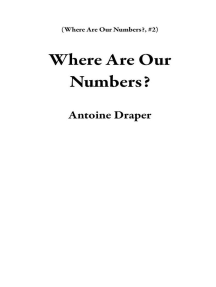 Where Are Our Numbers? by Antoine Draper (Ebook) - Read free for 30 days