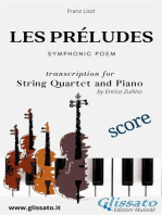 Les préludes - String Quartet and Piano (score): Symphonic Poem