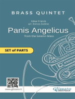 Brass Quintet "Panis Angelicus" set of parts
