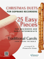Christmas Duets for Soprano Recorders – 25 Easy Pieces for Beginners and Early Intermediate