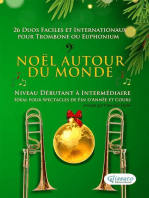 Noël autour du monde - 26 Duos Faciles et Internationaux pour Trombone ou Euphonium