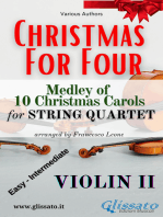 Violin II part - String Quartet Medley "Christmas for four"