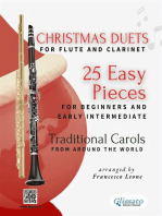 Christmas Duets for Flute and Clarinet - 25 Easy Pieces for Beginners and Early Intermediate
