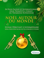 Noël autour du monde - 26 Duos Faciles et Internationaux pour Trompette, Cornet ou Trombone/Euphonium (clé de sol)