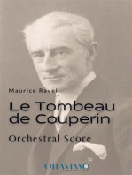Maurice Ravel – Le Tombeau de Couperin: Orchestral Score (Prélude, Forlane, Menuet, Rigaudon)