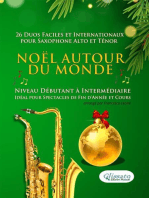 Noël autour du monde - 26 Duos Faciles et Internationaux pour Saxophone Alto et Ténor