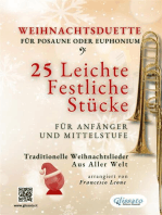 Weihnachtsduette für Posaune oder Euphonium – 25 Leichte Stücke für Anfänger und Mittelstufe