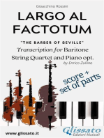 Largo al factotum - Voice, Strings and Piano opt. (score & parts)
