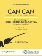 Spartiti per Orchestra Scolastica "Can Can" (partitura)