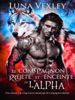 Le Compagnon Rejeté et Enceinte de l'Alpha: Une Romance de Loup-Garou Métamorphe du Compagnon Destiné