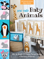 Sew Cute Baby Animals: Mix & Match 17 Paper-Pieced Blocks; 6 Nursery Projects