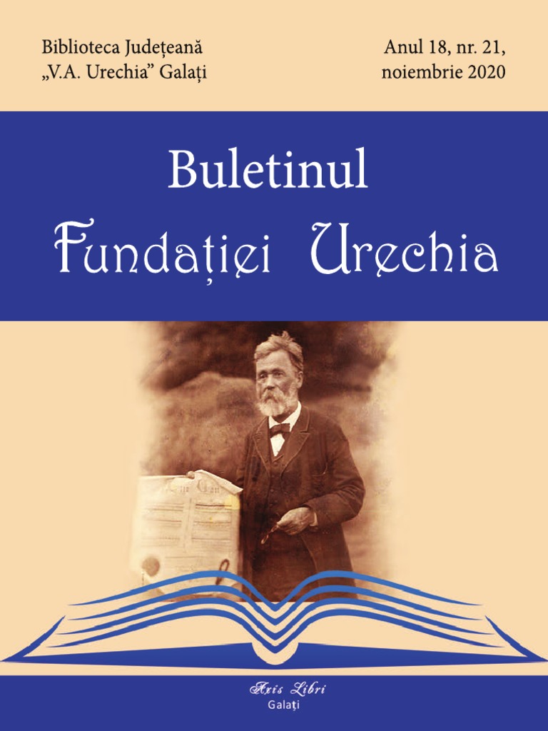 Buletinul Fundației Urechia, Nr. 22